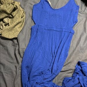 Blue Sleeveless Dress